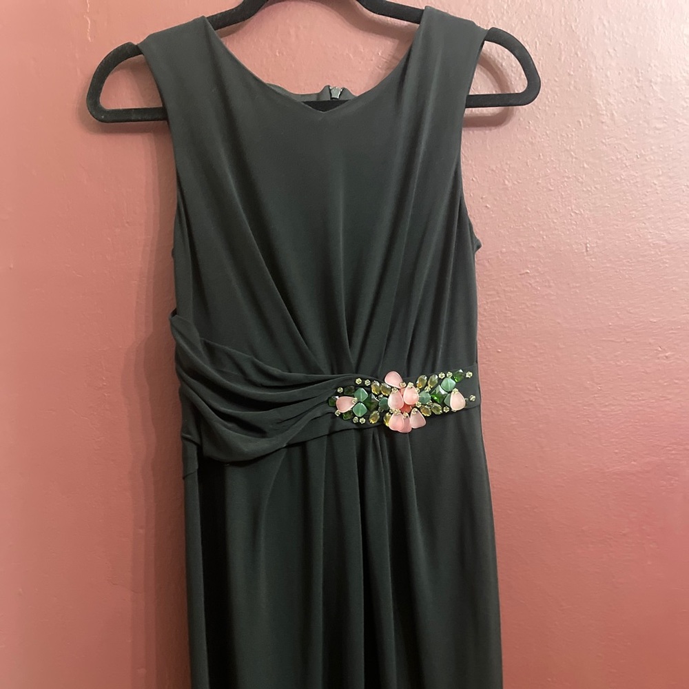 Rhinestone Ellen Tracy Black Dress S